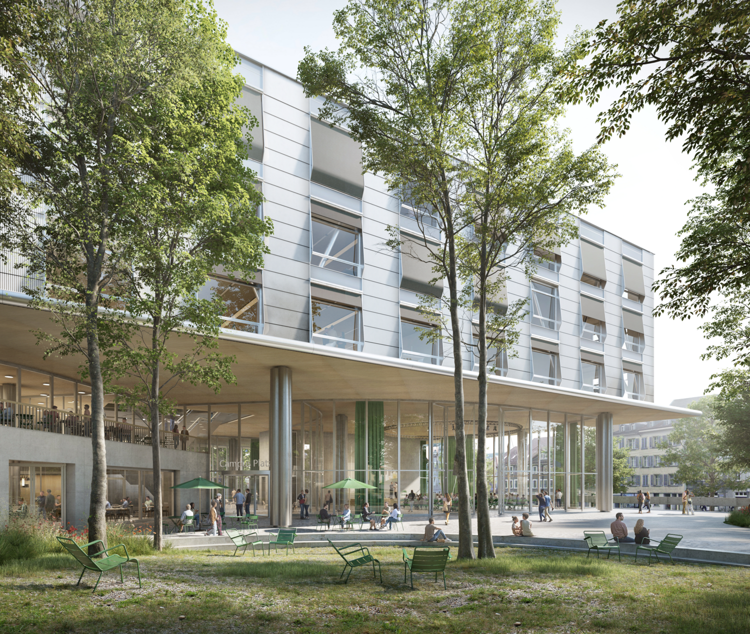 Neubau Campus Platztor, Universität St. Gallen Neubau Campus Platztor, Universität St. Gallen