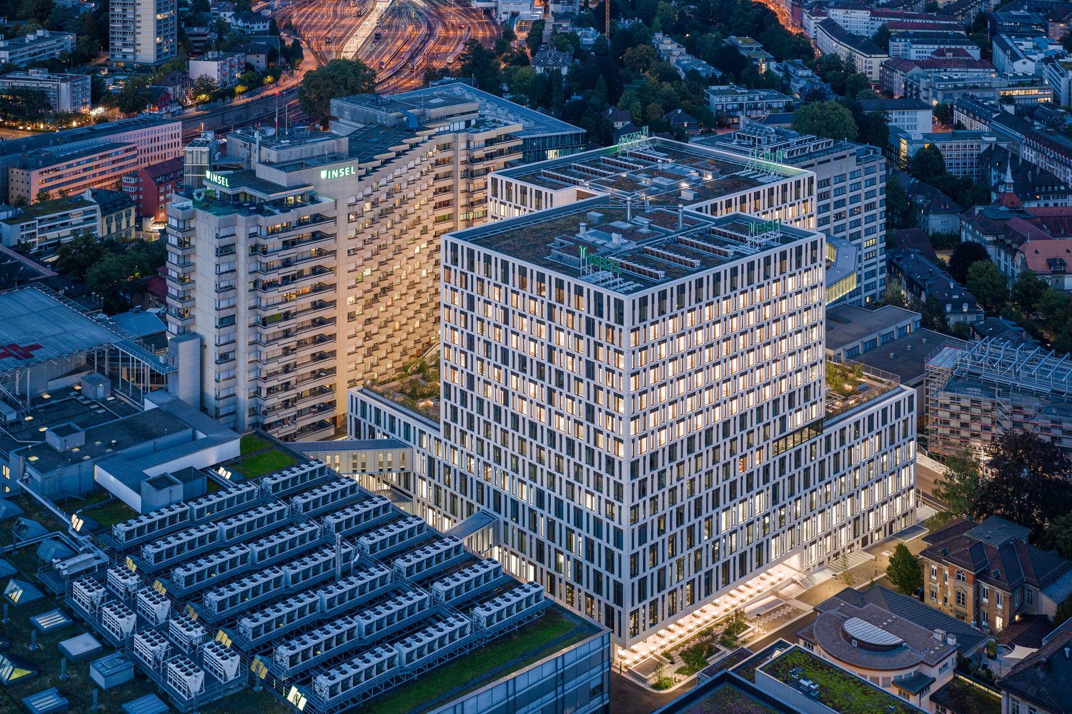 Neubau Anna-Seiler-Haus, Inselspital, Universitätsspital Bern Neubau Anna-Seiler-Haus, Inselspital, Universitätsspital Bern